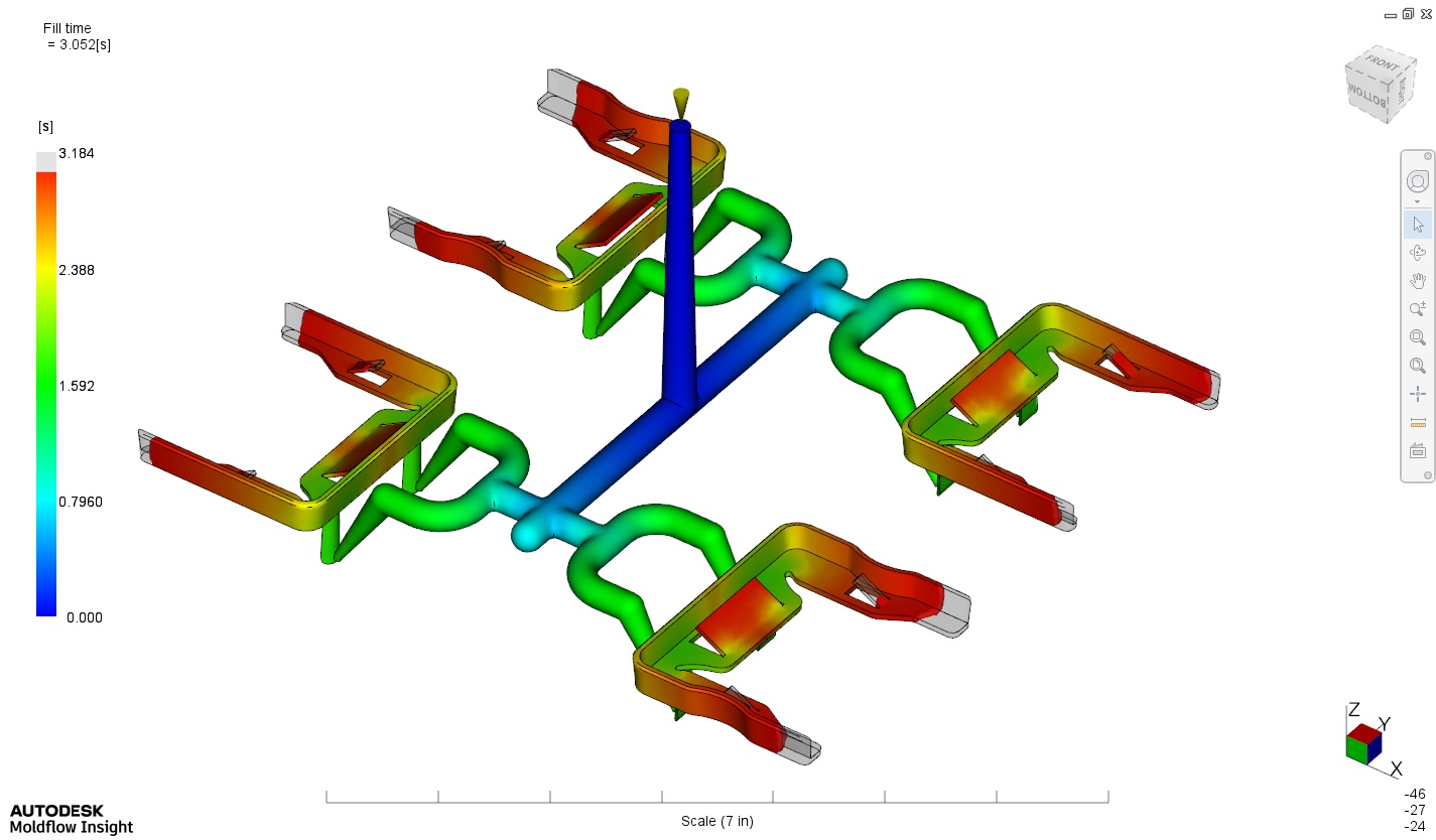 Quest Industries Design and Engineering - MoldFlow Simulation